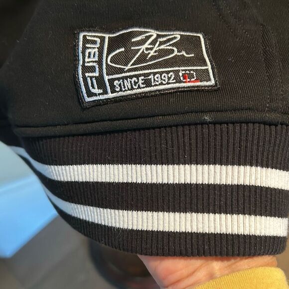 FUBU Collegiate Black Hooded Sweatshirt M - Picture 5 of 12
